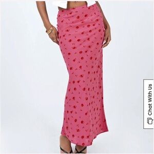 Princess Polly Floral print midi skirt size 6